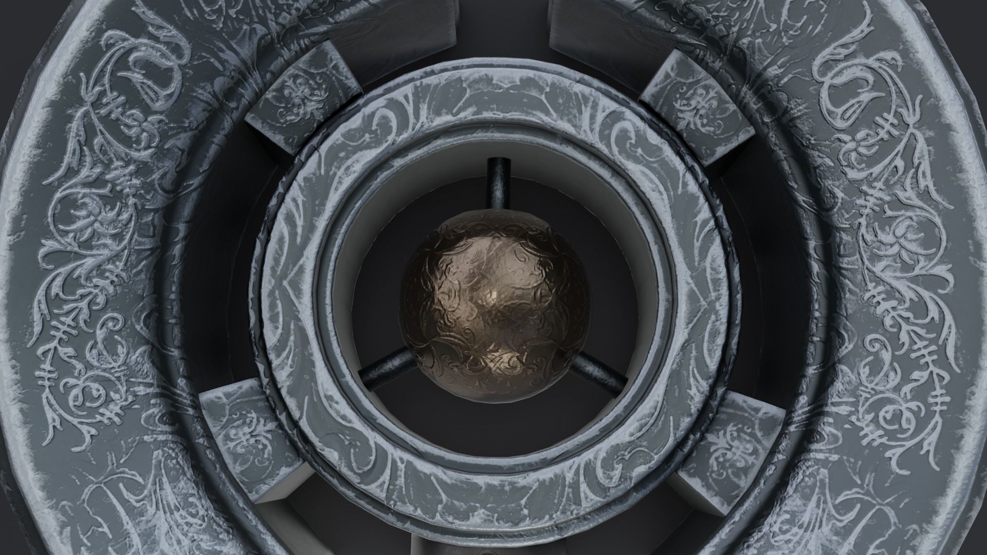 Hammer 09 Low-poly 3D model_5