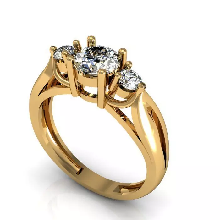 soliteir ring 3D print model_0