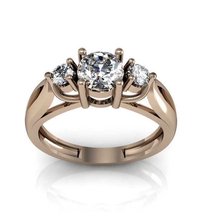 soliteir ring 3D print model_5