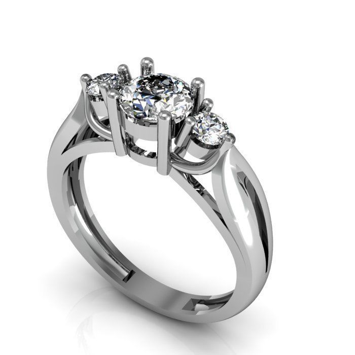 soliteir ring 3D print model_1