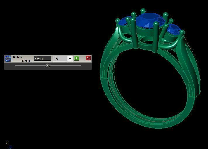 soliteir ring 3D print model_14