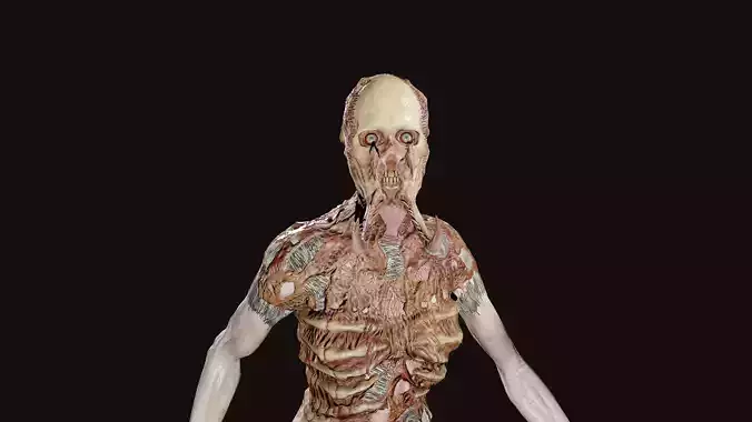 Experiment Low-poly 3D model