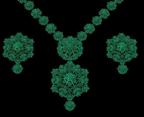 Necklaces  3D print model_3