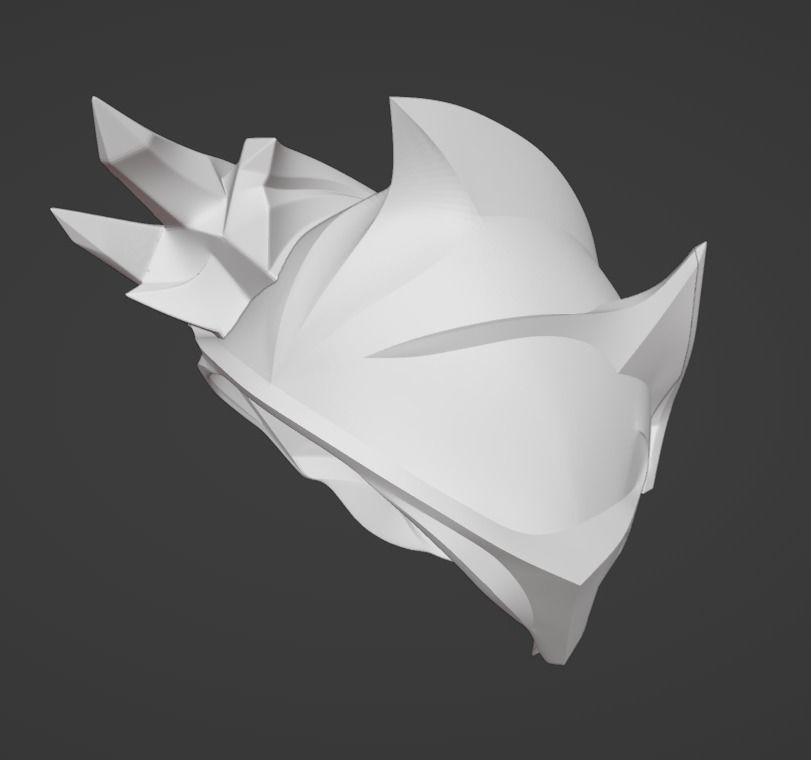 Ultraman Blazer 3D Printable cosplay replica helmet STL Model 3D print model_17