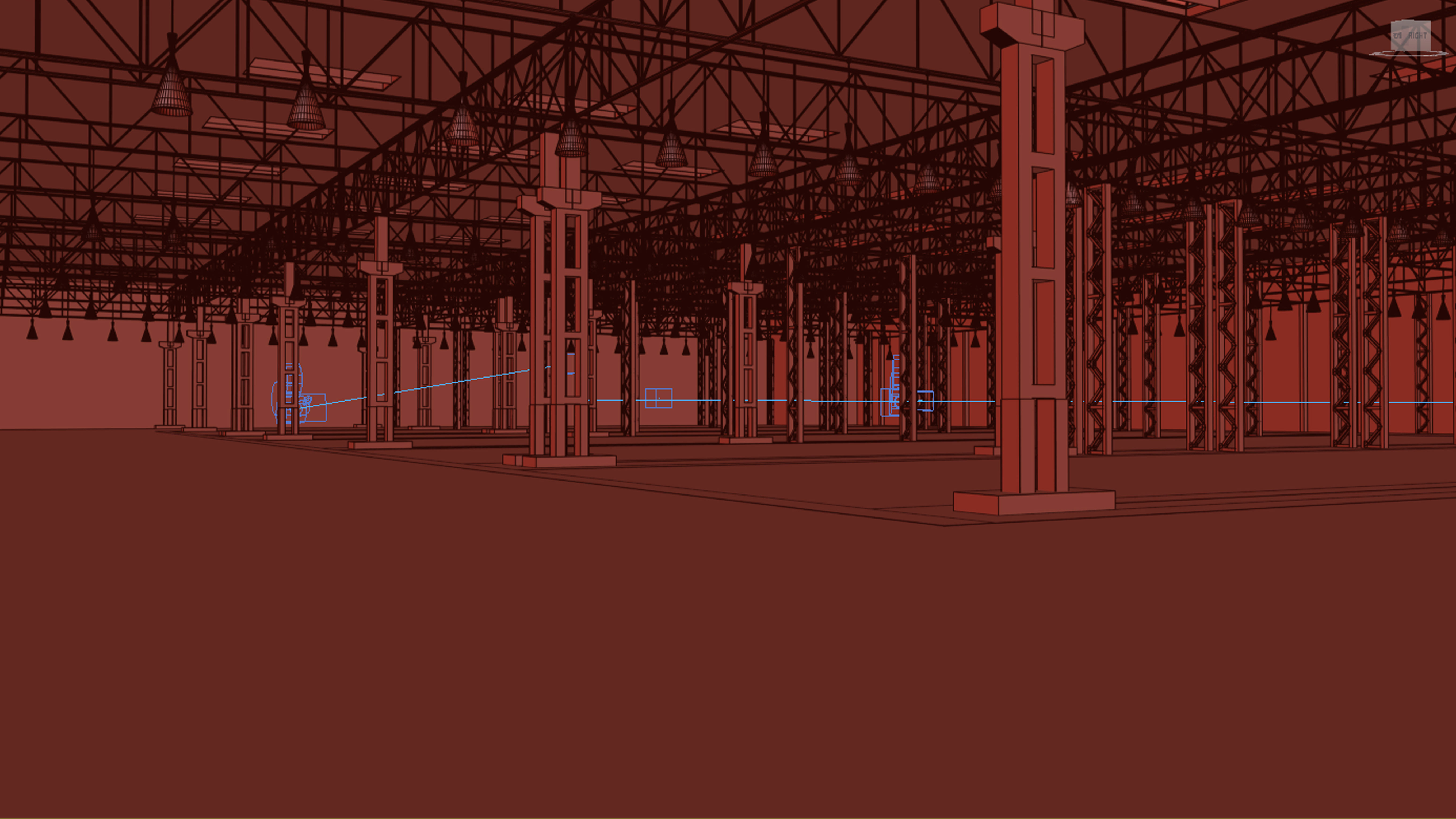 Factory warehouse 3D model_10