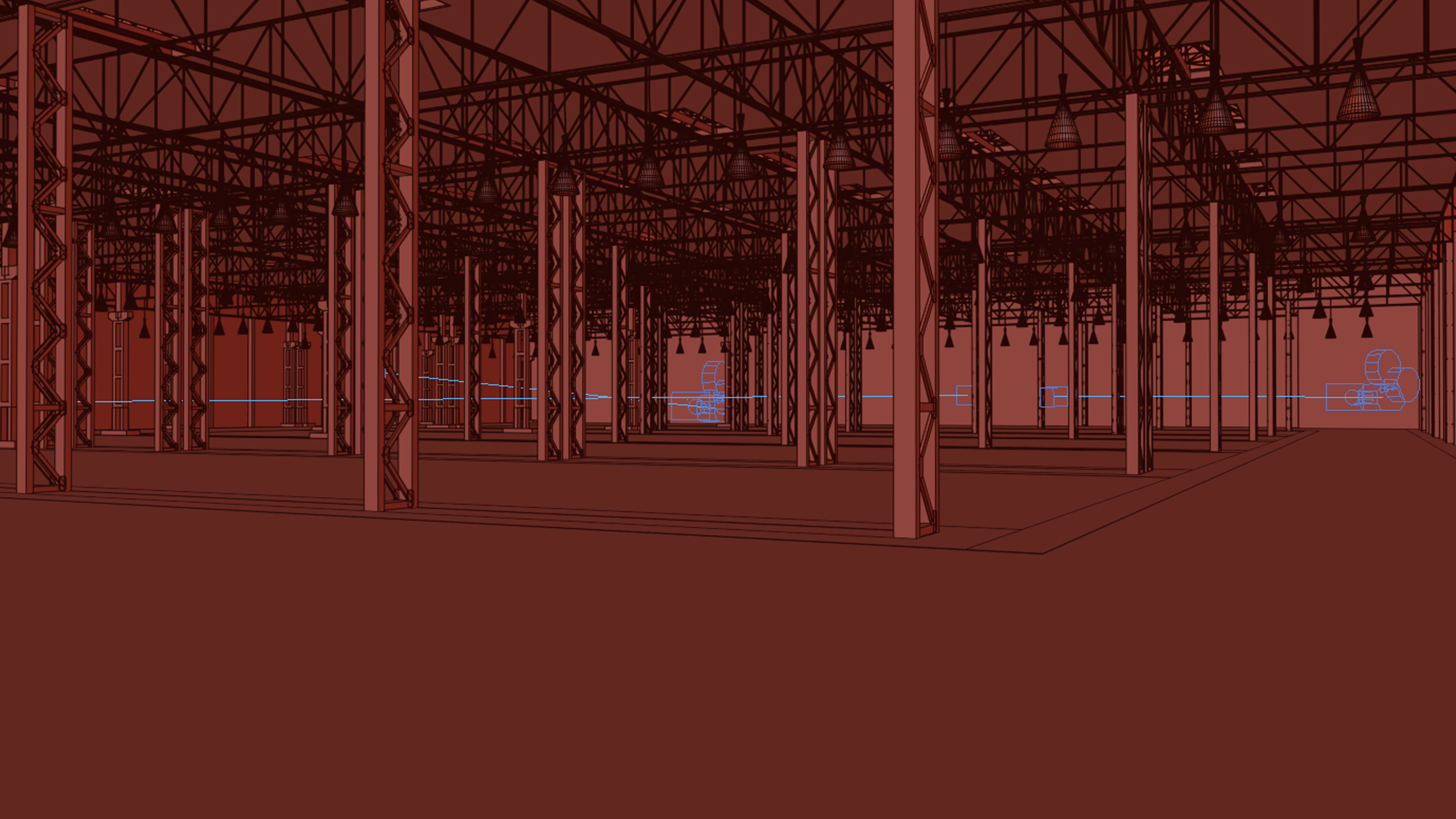 Factory warehouse 3D model_9