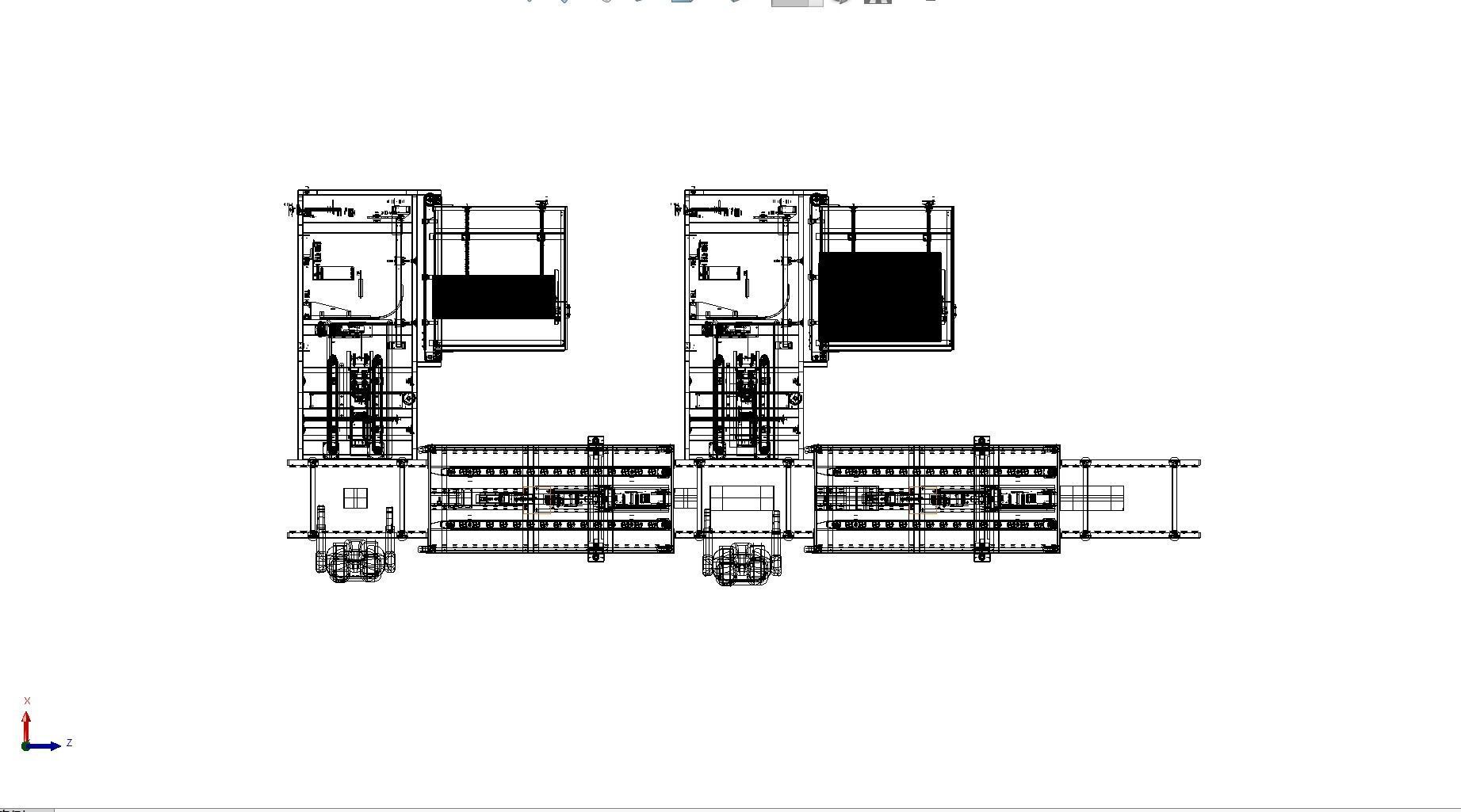 Automatic unpacking and sealing machine  3D model_12