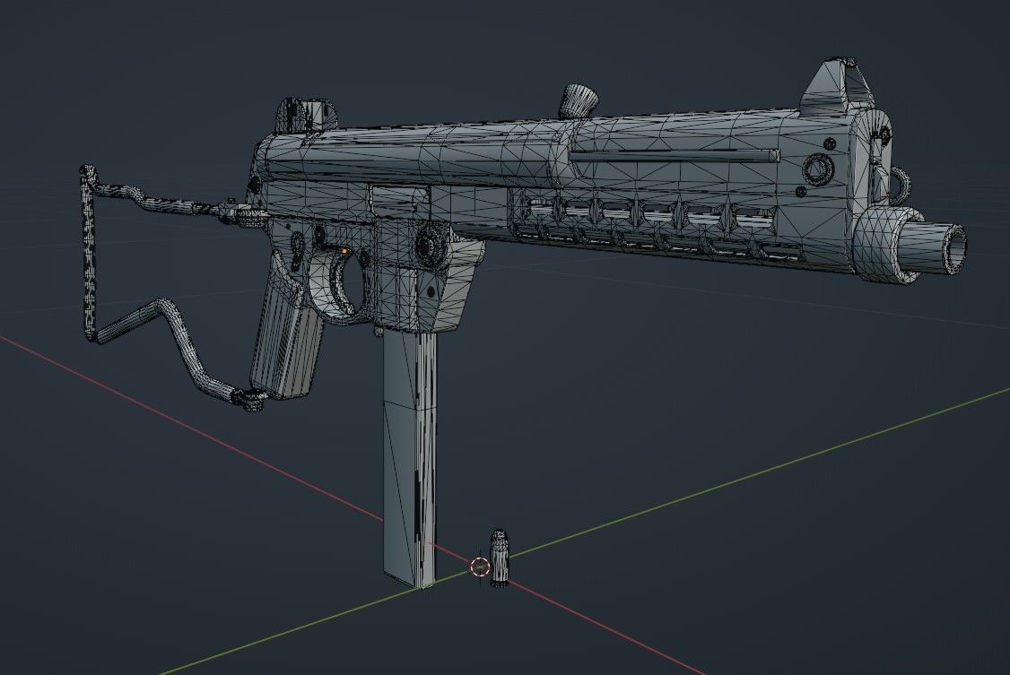 Walther MPL Low-poly 3D model_28