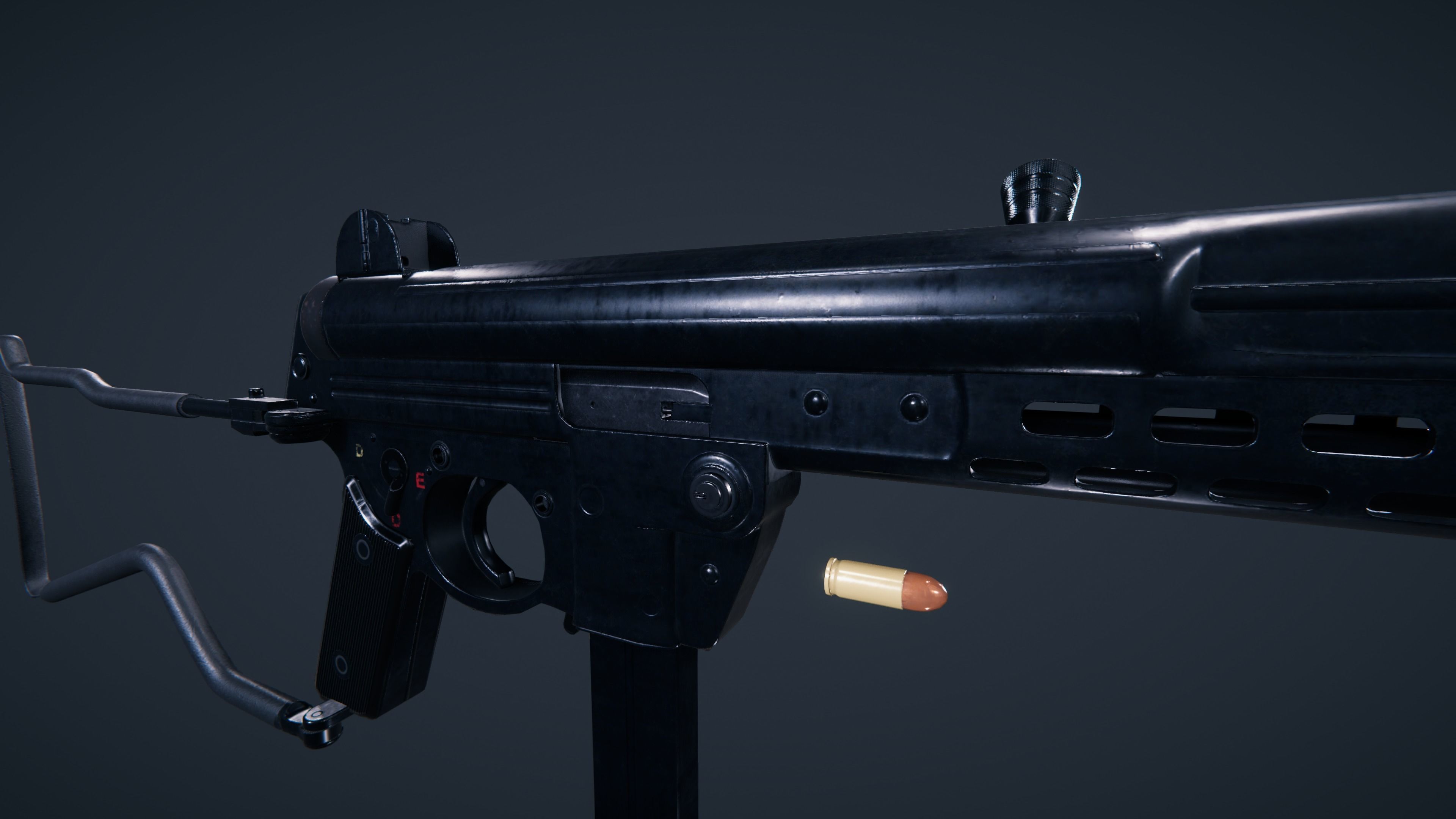 Walther MPL Low-poly 3D model_11