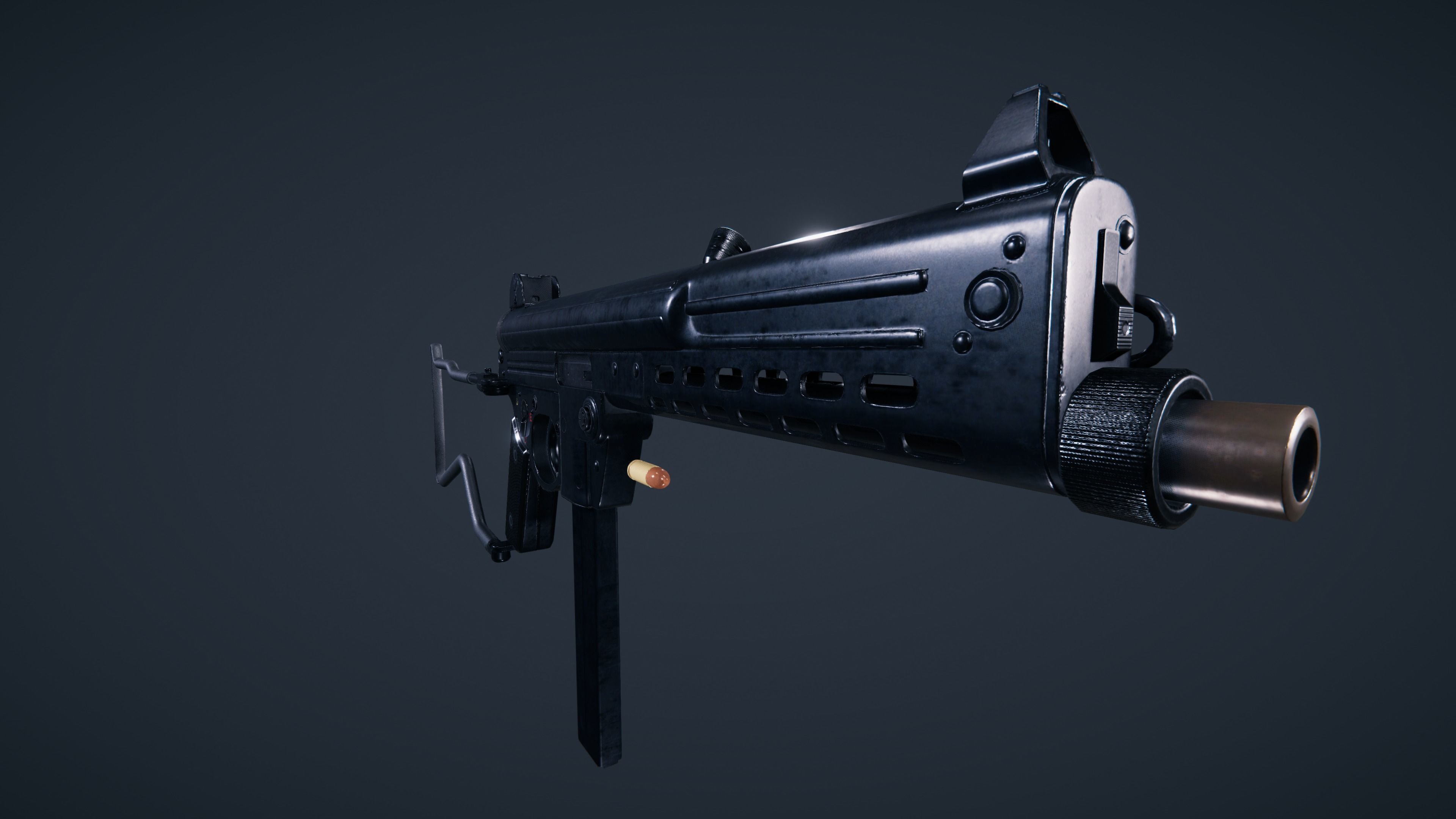 Walther MPL Low-poly 3D model_6