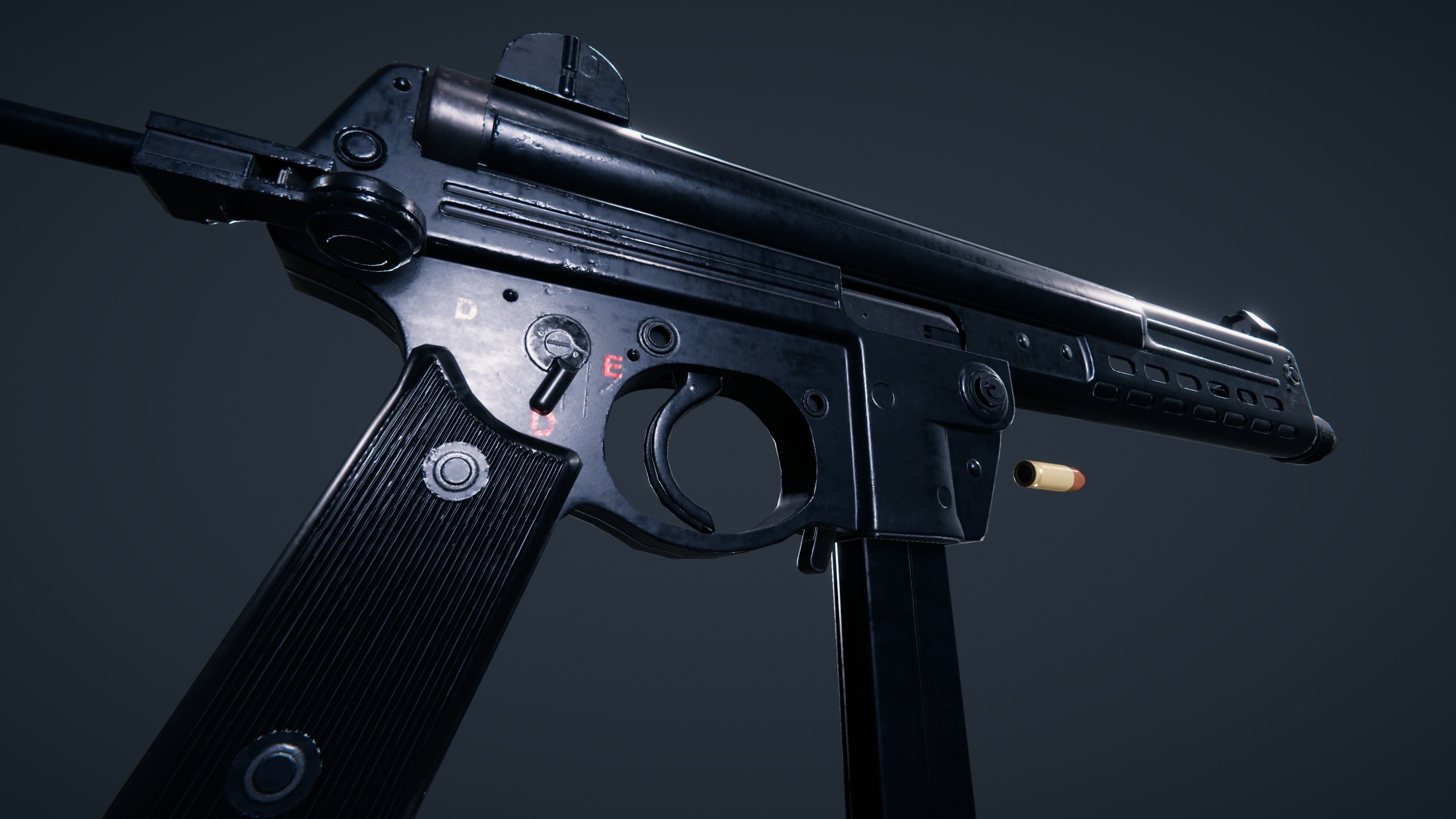 Walther MPL Low-poly 3D model_20