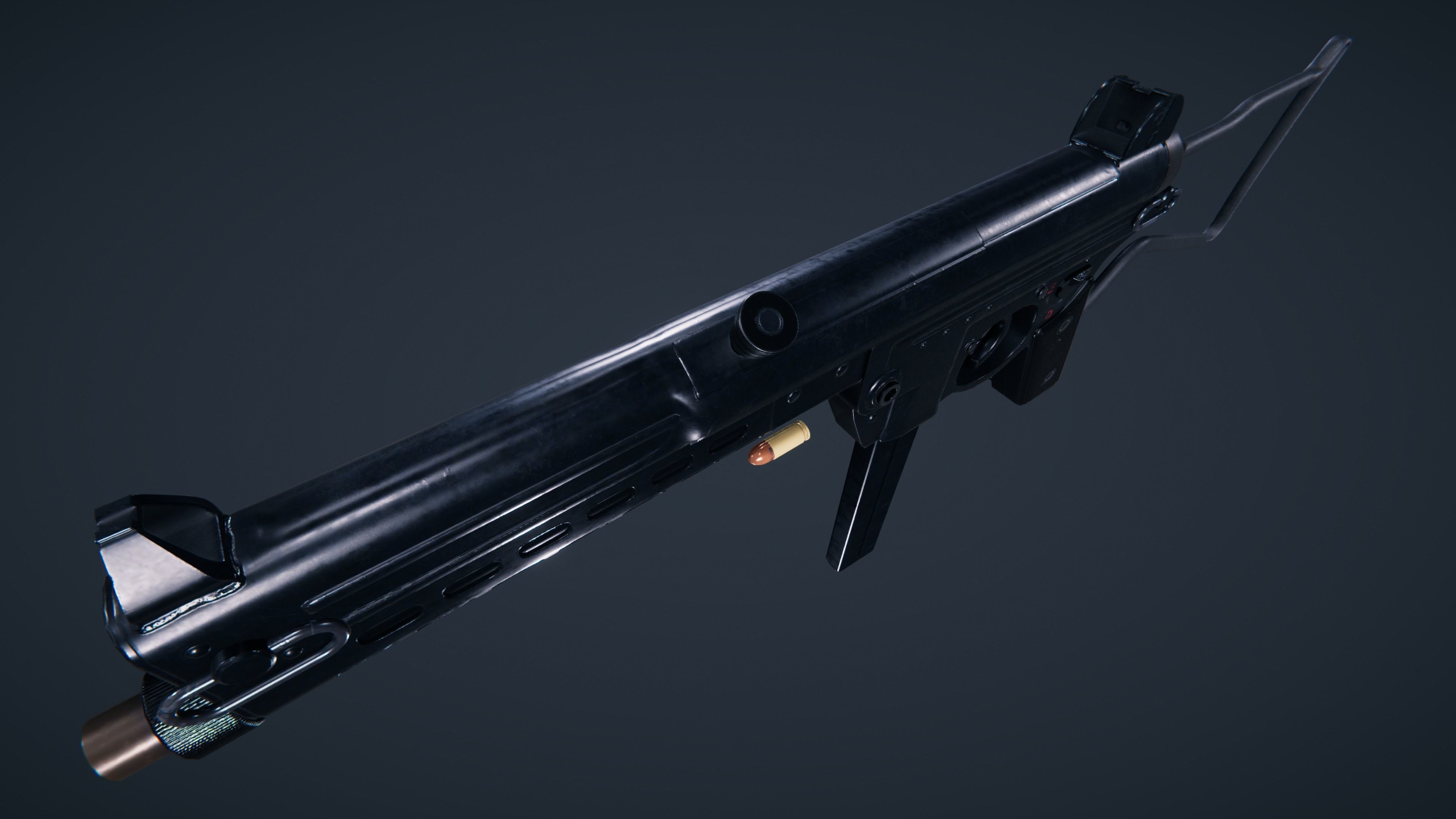 Walther MPL Low-poly 3D model_15