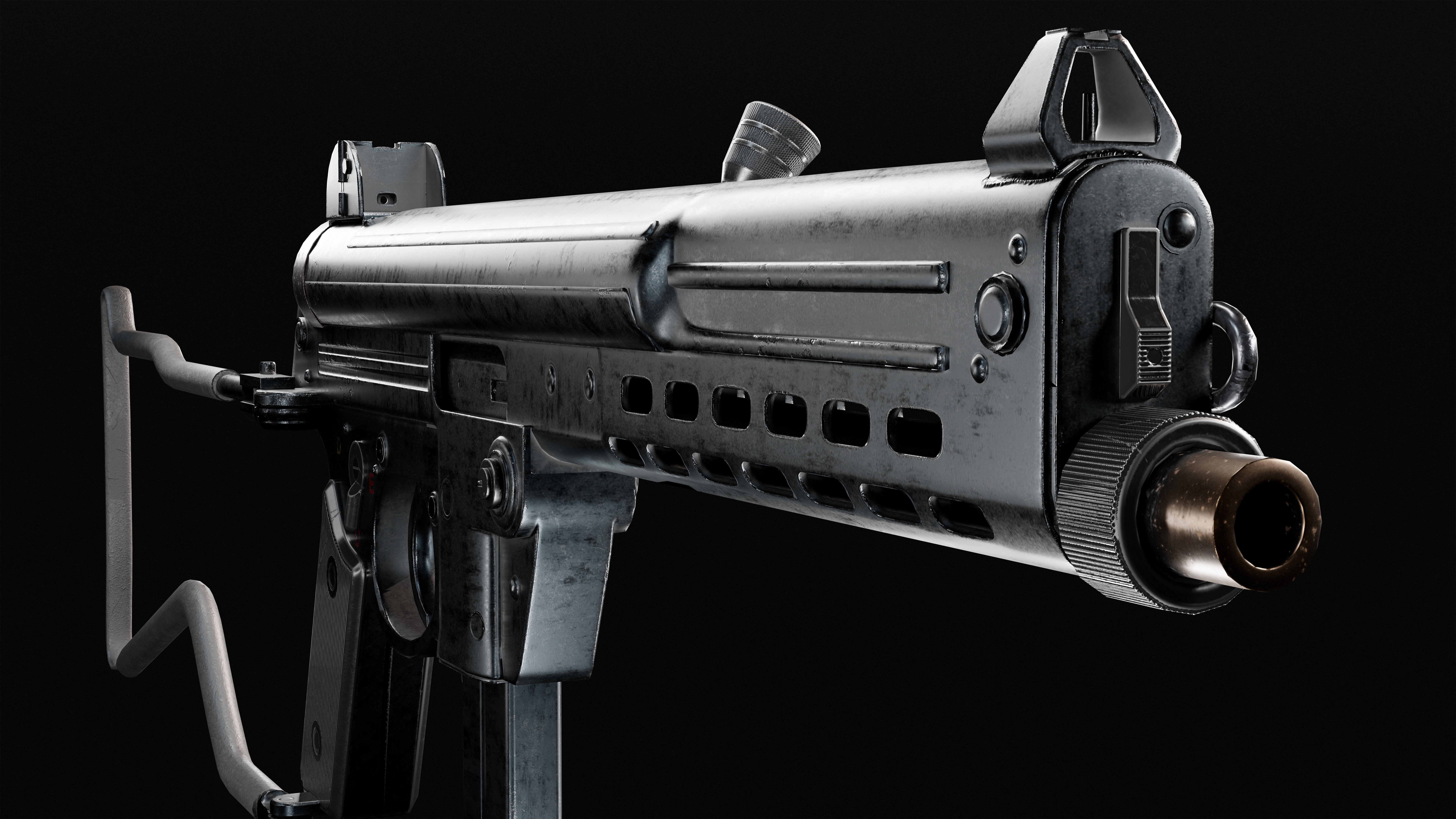 Walther MPL Low-poly 3D model_4