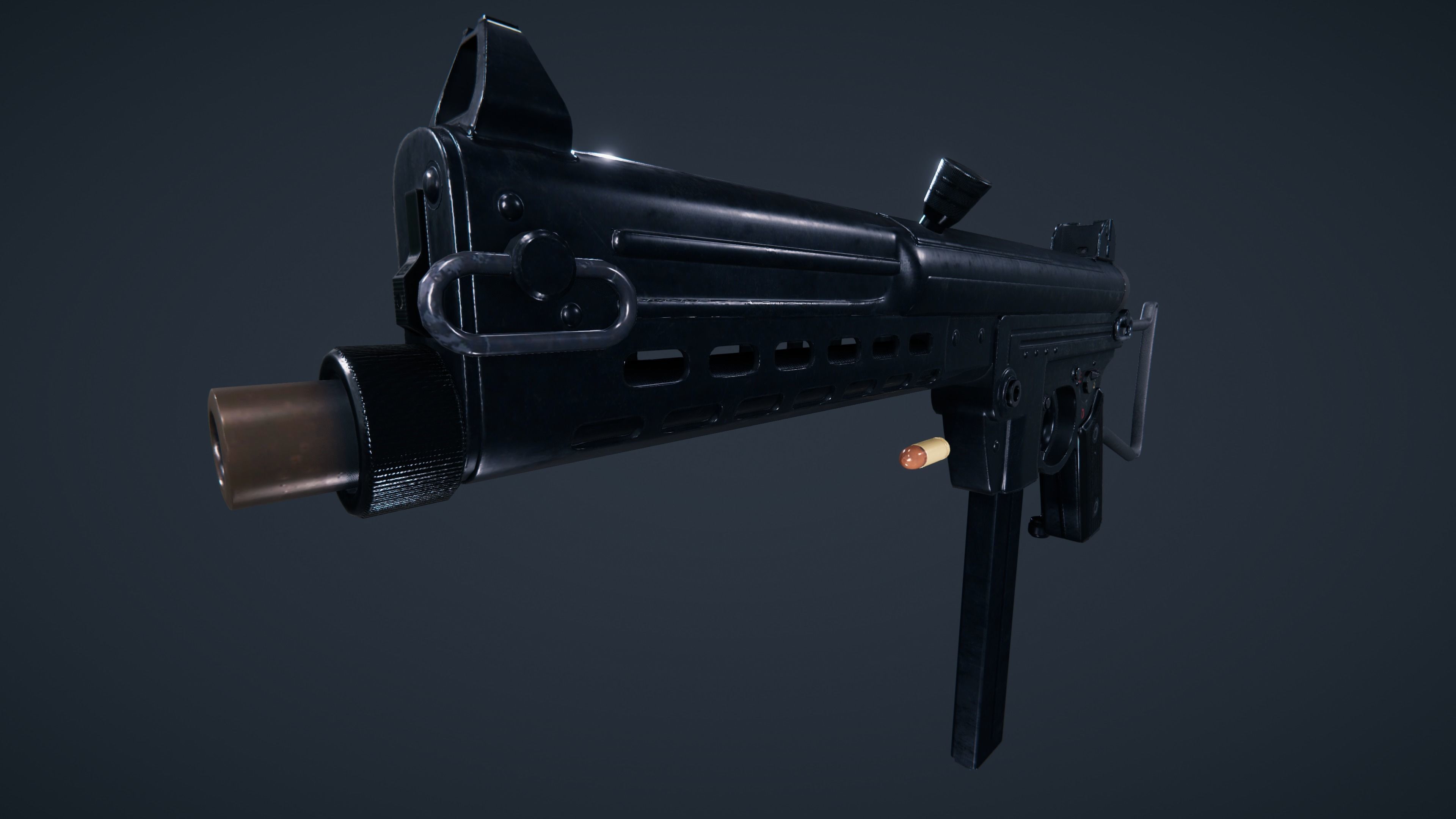 Walther MPL Low-poly 3D model_14