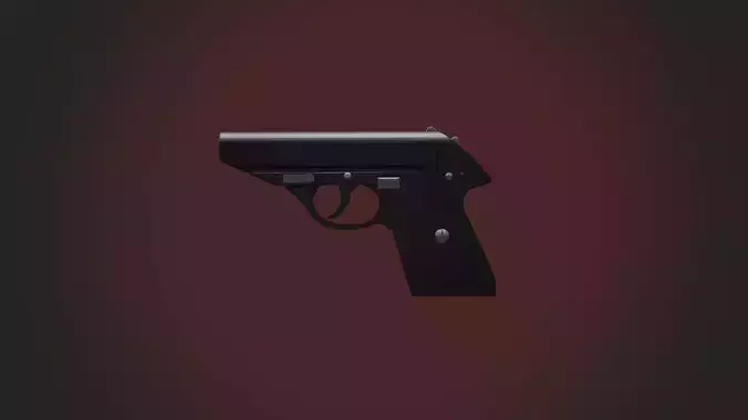 AG-87 Gun 3D model 3D model