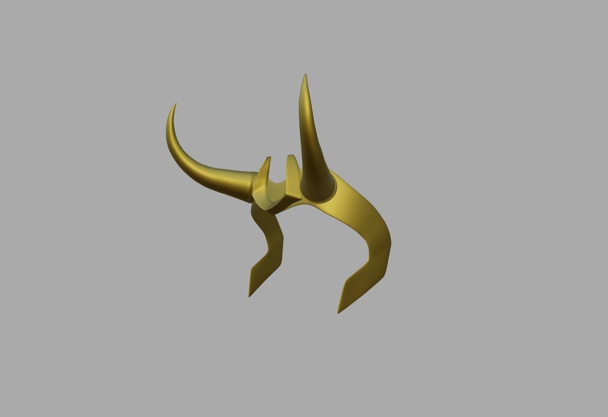 Loki helmet 3D print model 3D print model_1