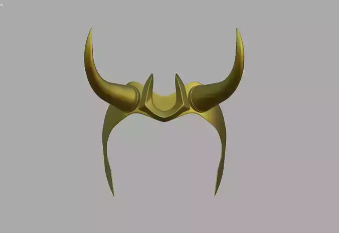 Loki helmet 3D print model