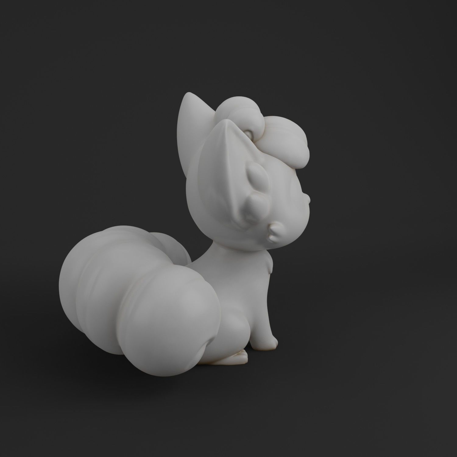 Vulpix Character 3D Print Model 3D print model_2