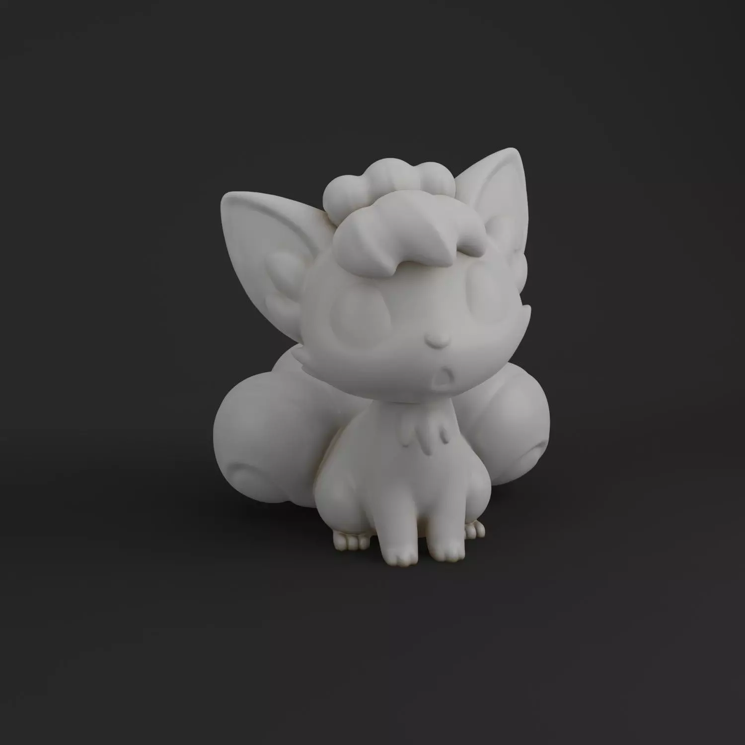 Vulpix Character 3D Print Model 3D print model_0