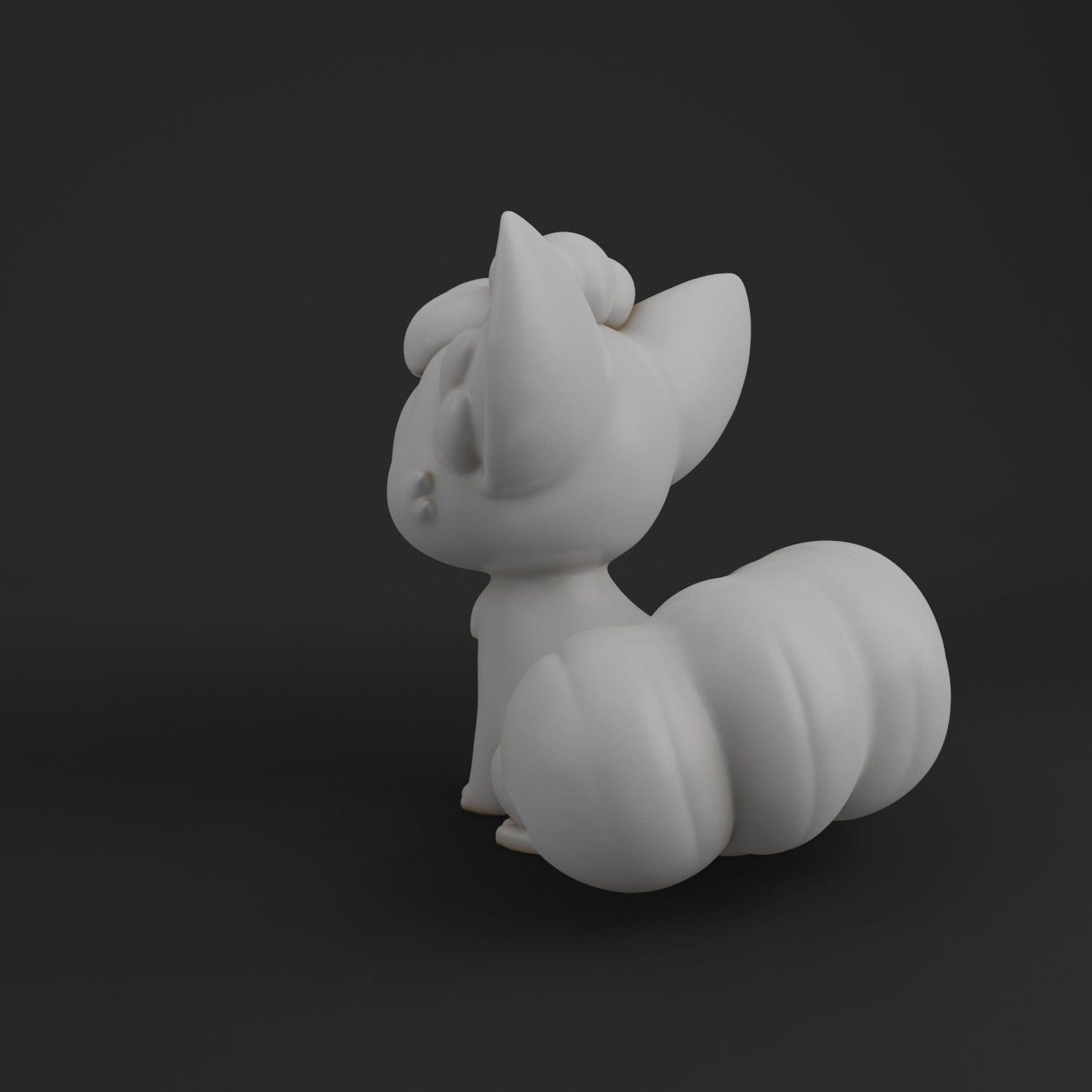 Vulpix Character 3D Print Model 3D print model_5