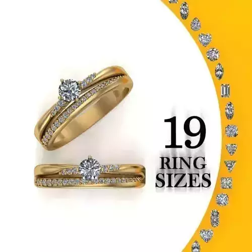 Duble Engagement Ring 