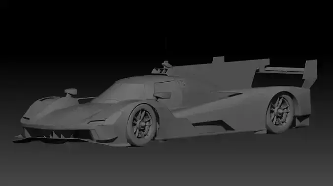 Cadillac V-LMDh 2022 3D model 3D print model
