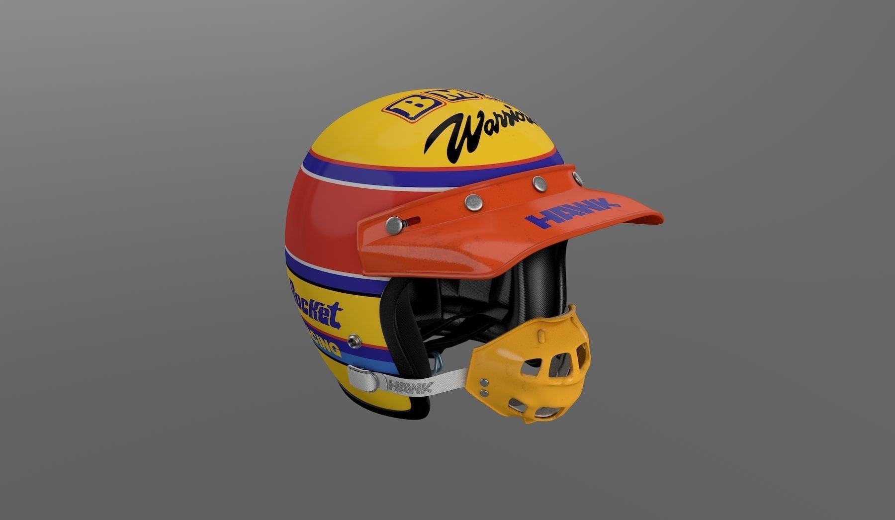 BMX Vintage Helmet 70s Warriors 3D model | CGTrader BMX Vintage Helmet 70s Warriors 3D model | CGTrader