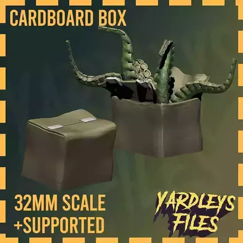 Box of Shadows 32mm Cardboard Box DnD Mimic