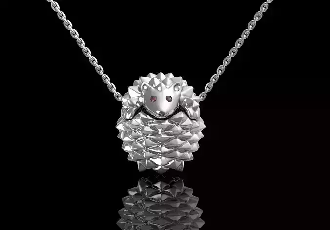 Hedgehog pendant  3D print model