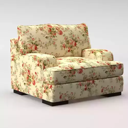 Floral Armchair