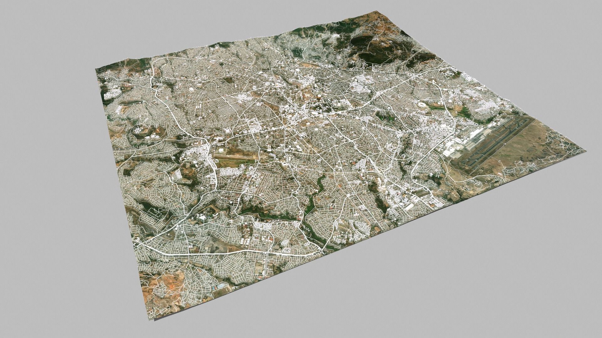 Cityscape Addis Ababa Ethiopia 3D model_14