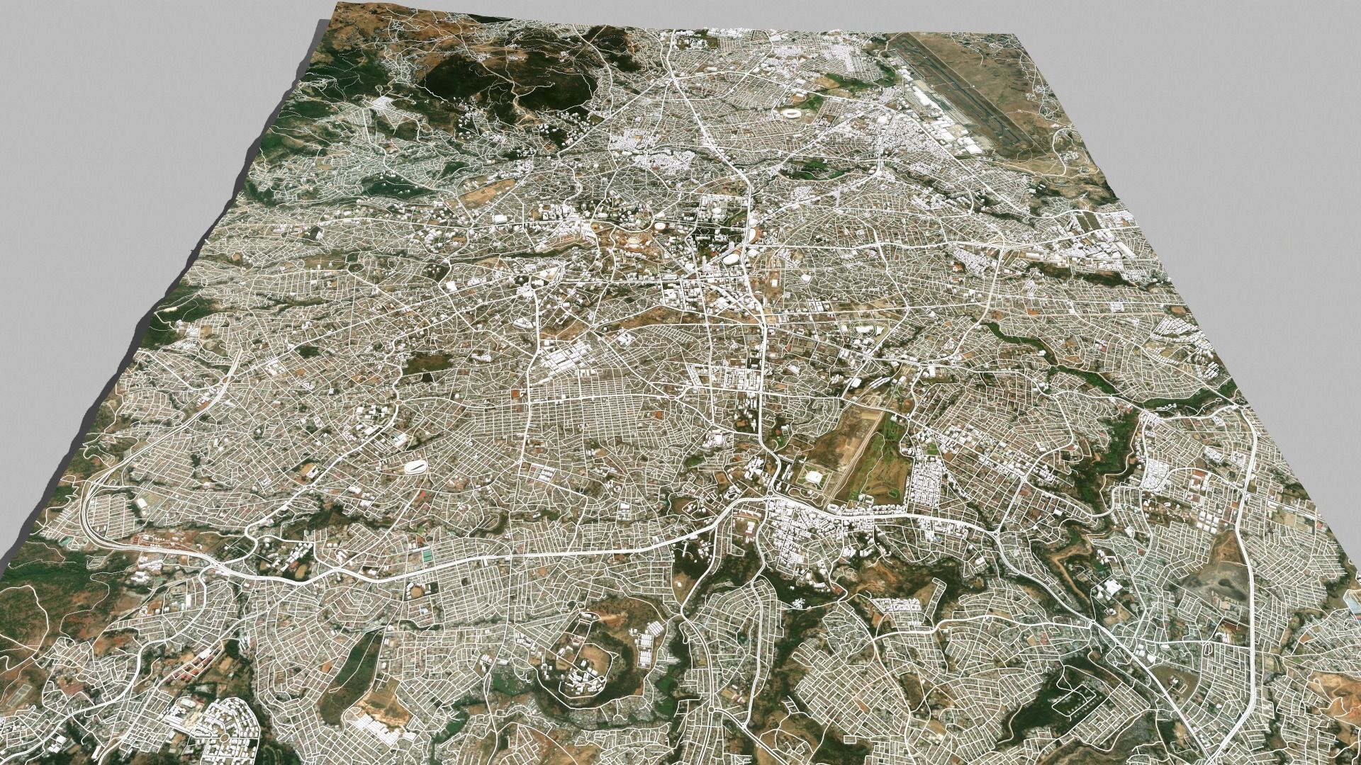 Cityscape Addis Ababa Ethiopia 3D model_8