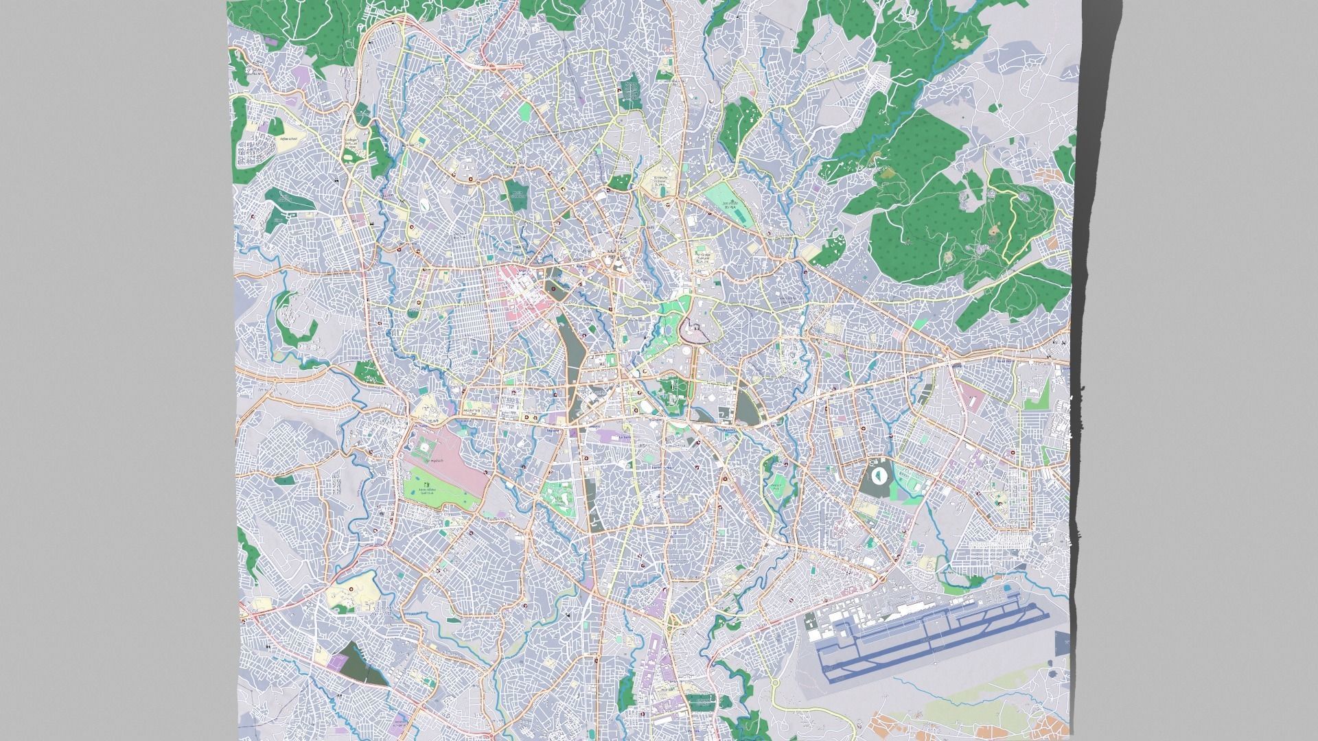 Cityscape Addis Ababa Ethiopia 3D model_9