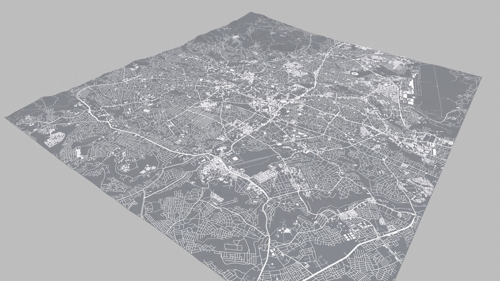 Cityscape Addis Ababa Ethiopia 3D model_7