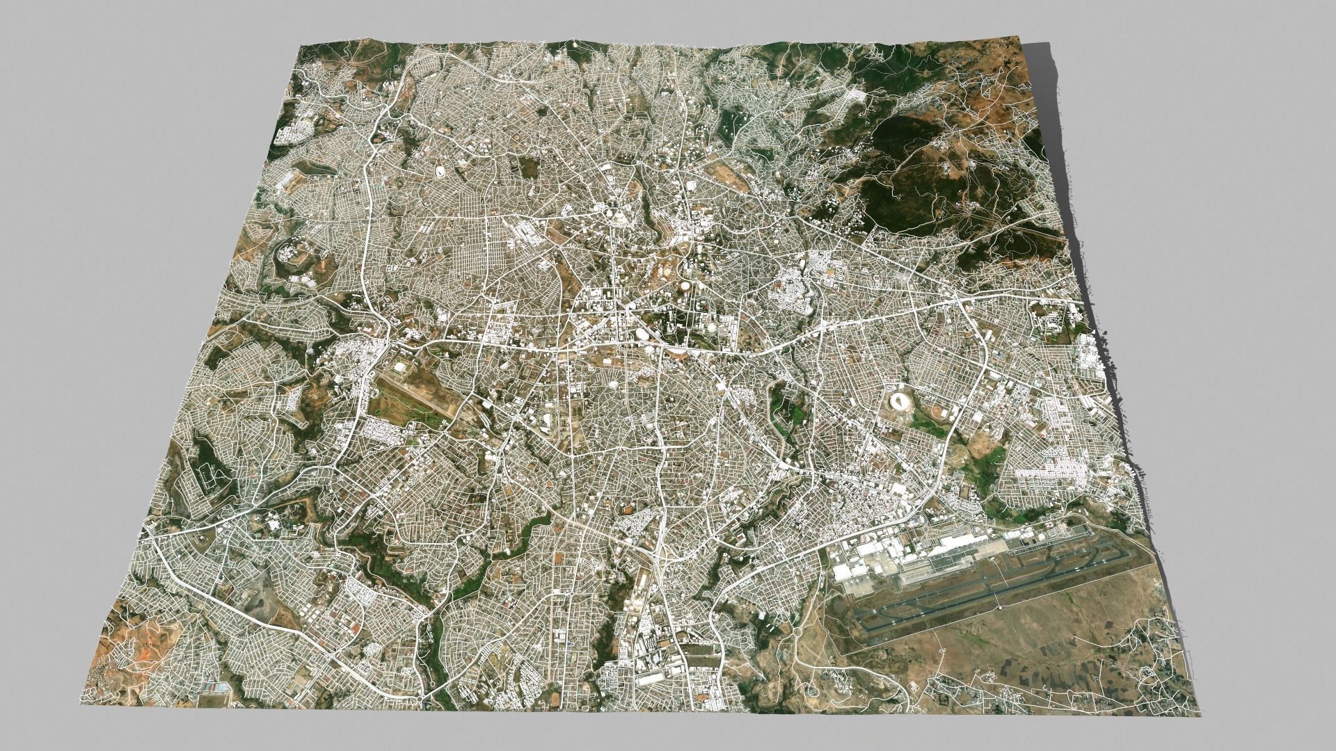 Cityscape Addis Ababa Ethiopia 3D model_5