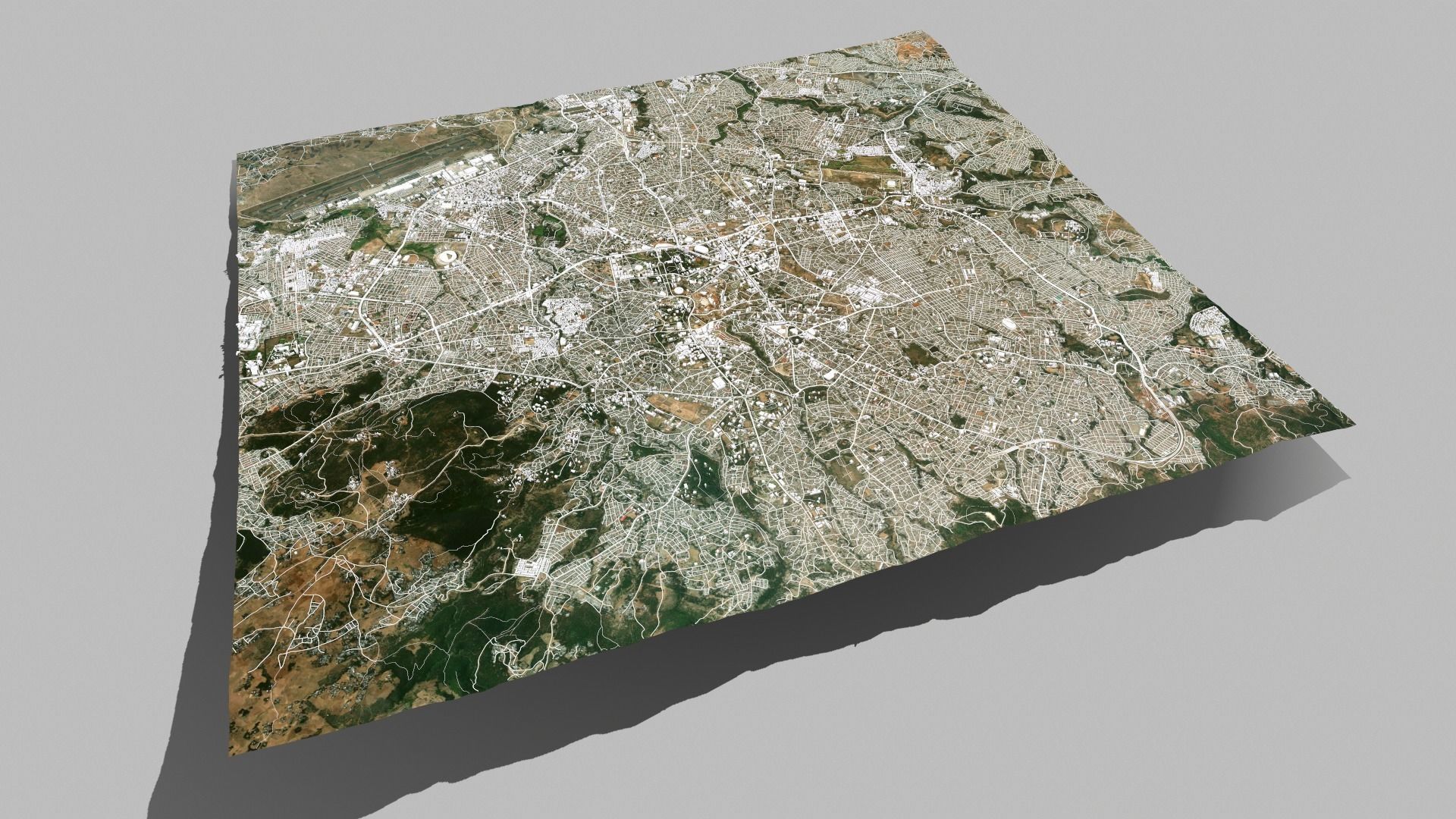 Cityscape Addis Ababa Ethiopia 3D model_13