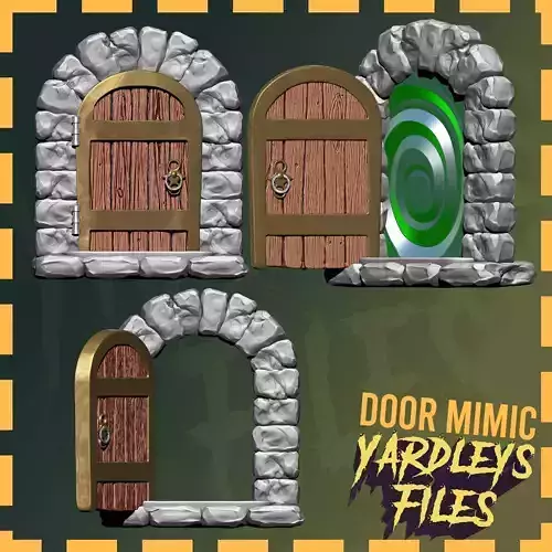 ENCHANTED ENTRANCES Door Mimic Pack 32mm DnD