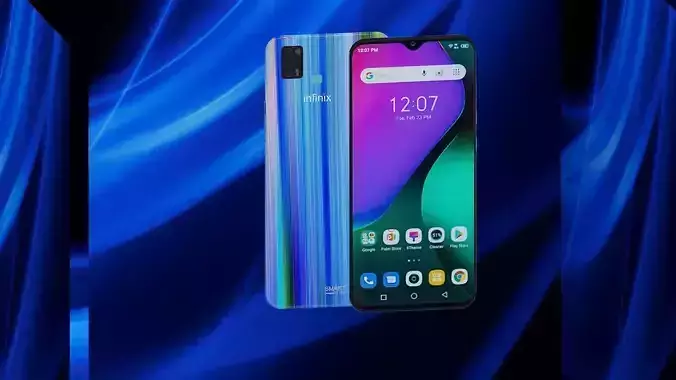 infinix mobile phome 3d model