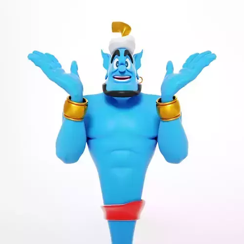 Genie Low-poly 3D model