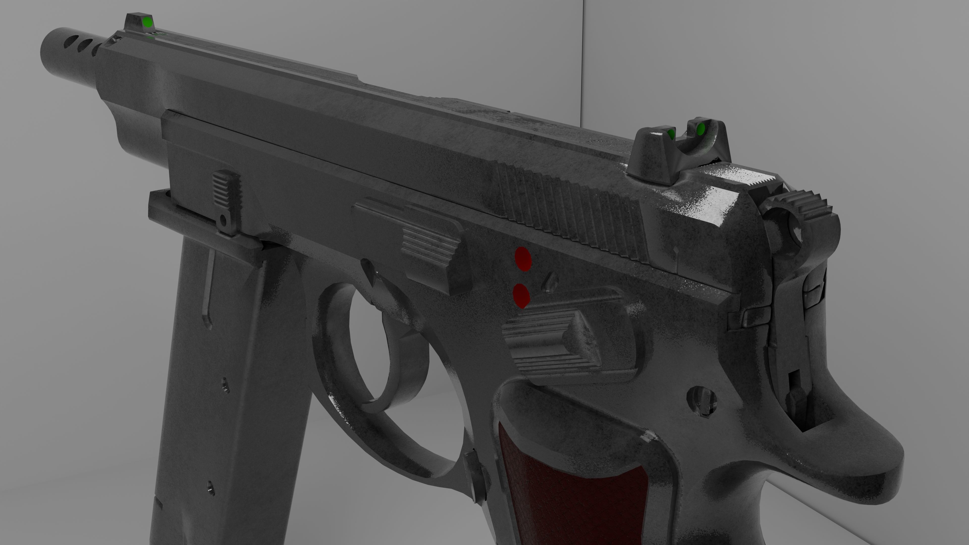 CZ75-Auto Low-poly 3D model_2