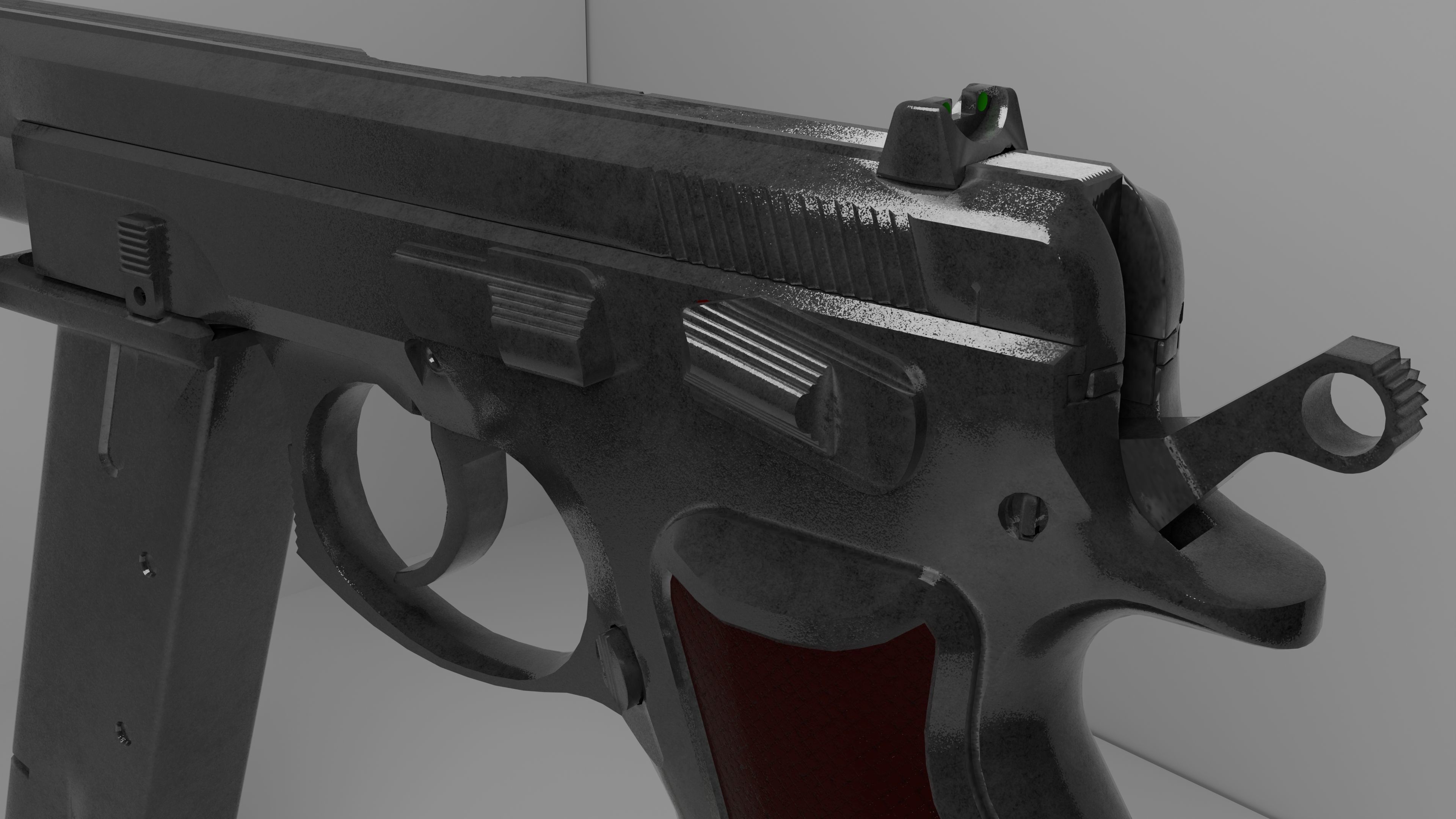 CZ75-Auto Low-poly 3D model_3