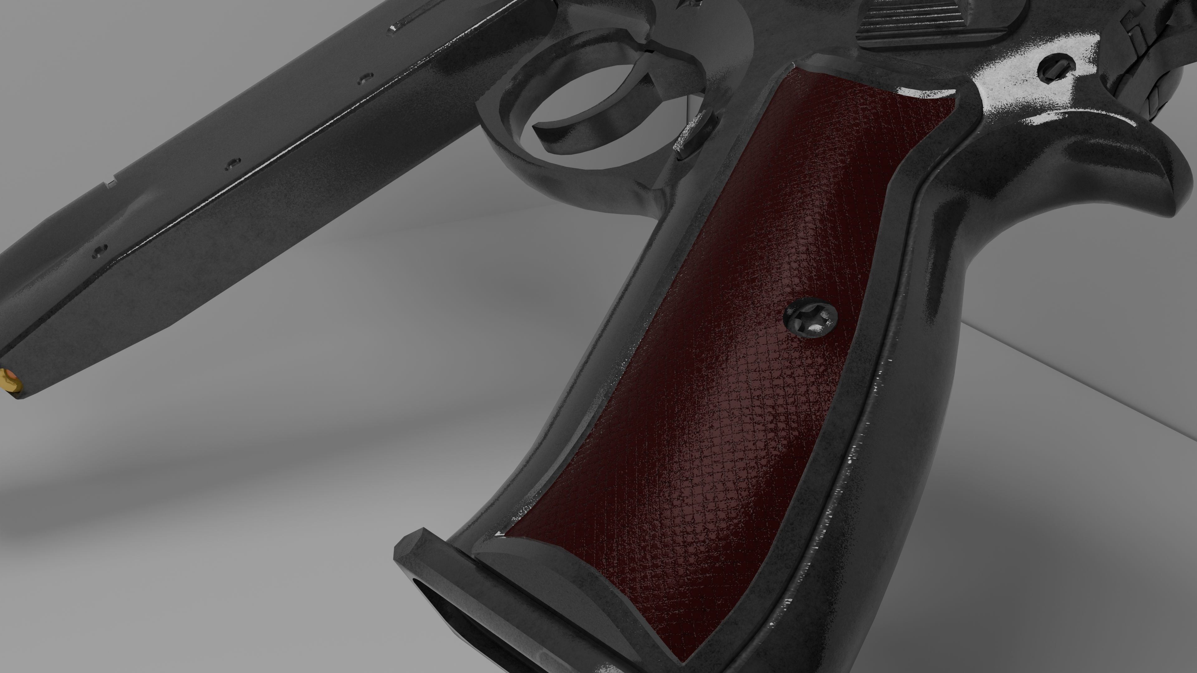 CZ75-Auto Low-poly 3D model_9