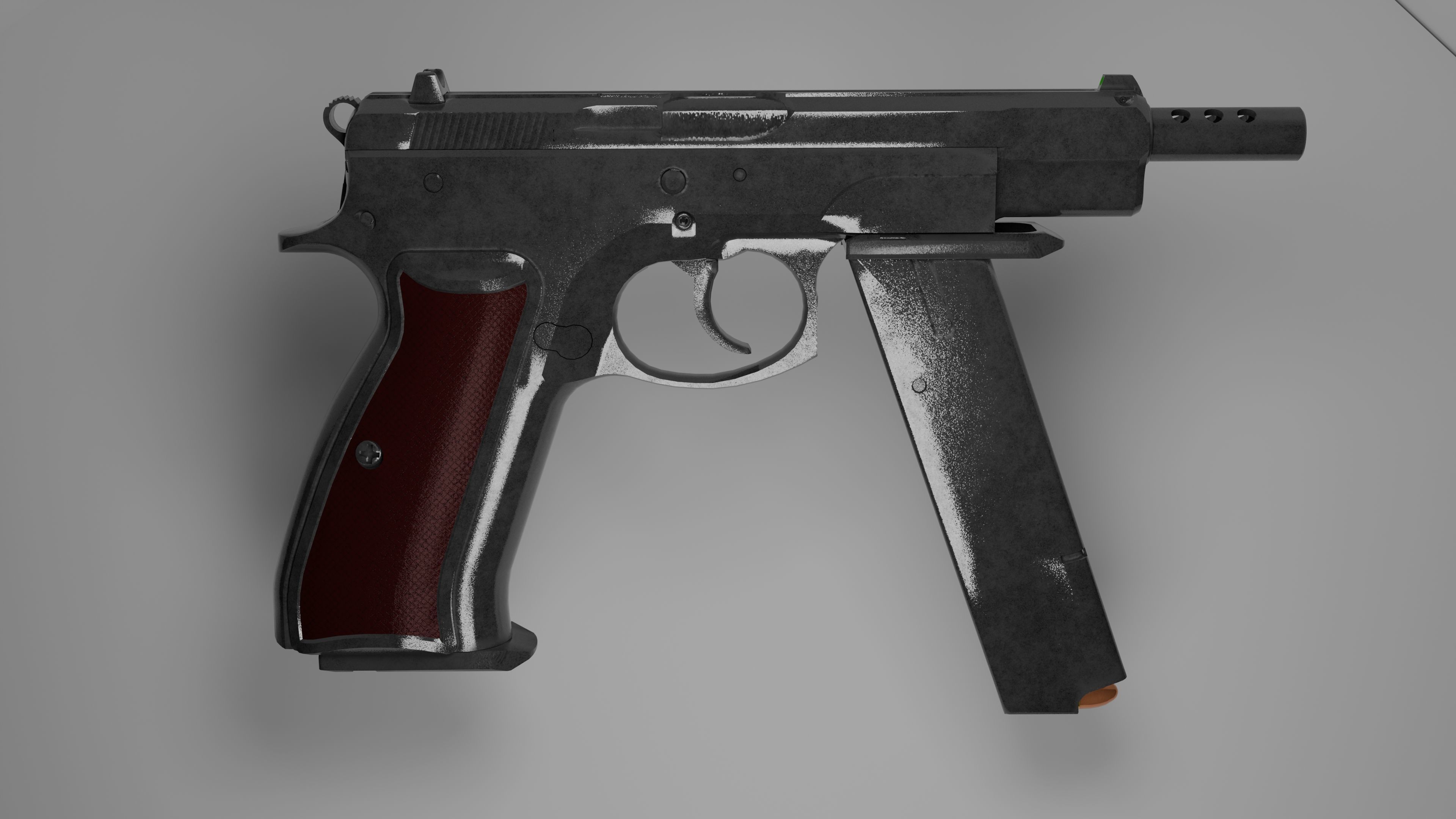 CZ75-Auto Low-poly 3D model_1