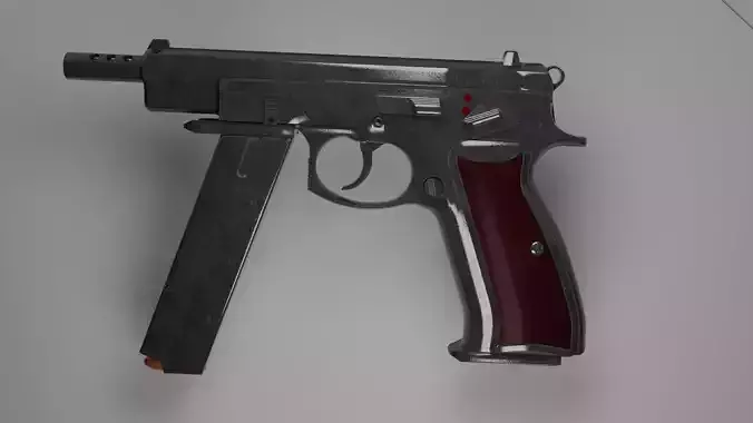 CZ75-Auto Low-poly 3D model