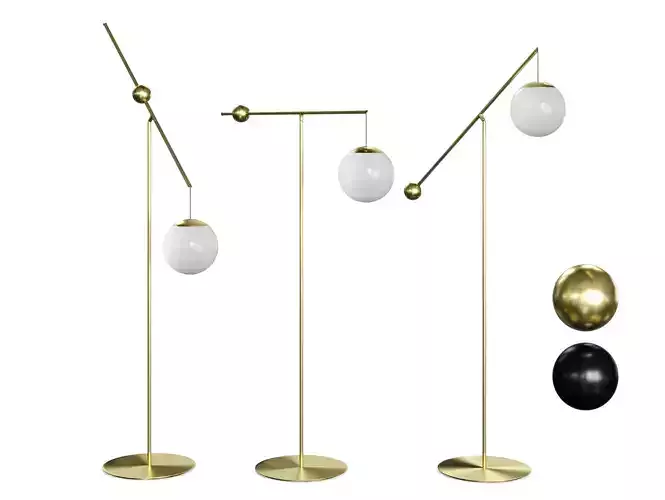 Malamata floor lamp by Luceplan