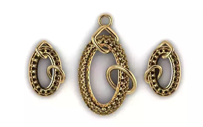 Women pendant 3D print model