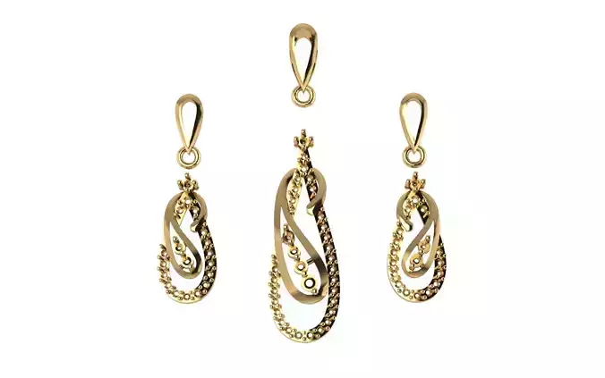 Women pendant 3D print model