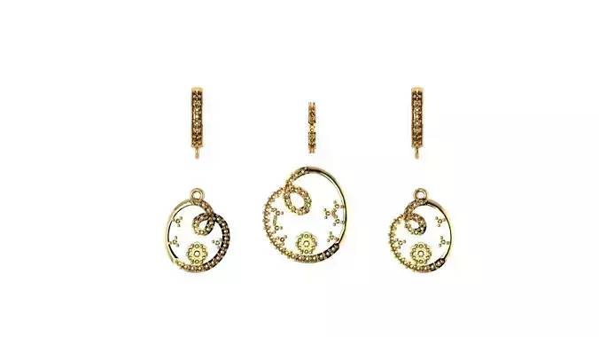 Women pendant 3D print model