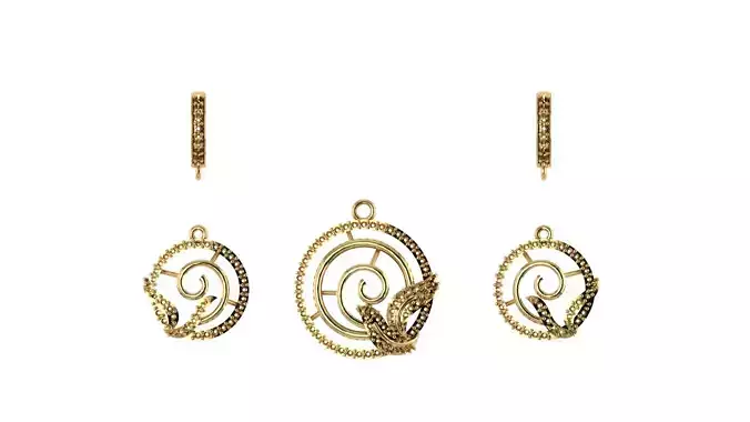 Women pendant 3D print model