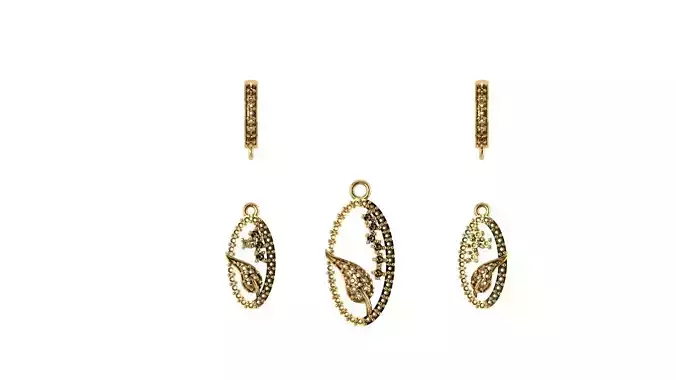 Women pendant 3D print model